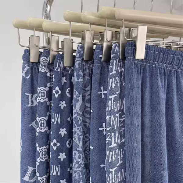 아이스 실크 데님 스트레이트 핏 쿨 팬츠