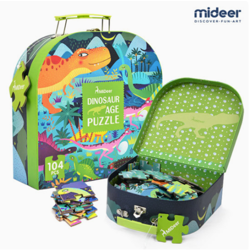 미디어 공룡 퍼즐 놀이 휴대용 가방